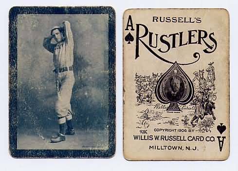 1906 Russels Rustlers Playing Card